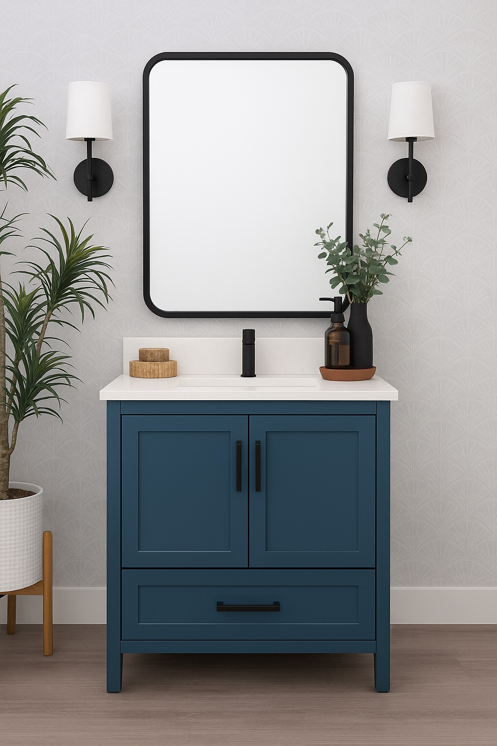 Hanleigh 24" Shaker Door Bathroom Vanity