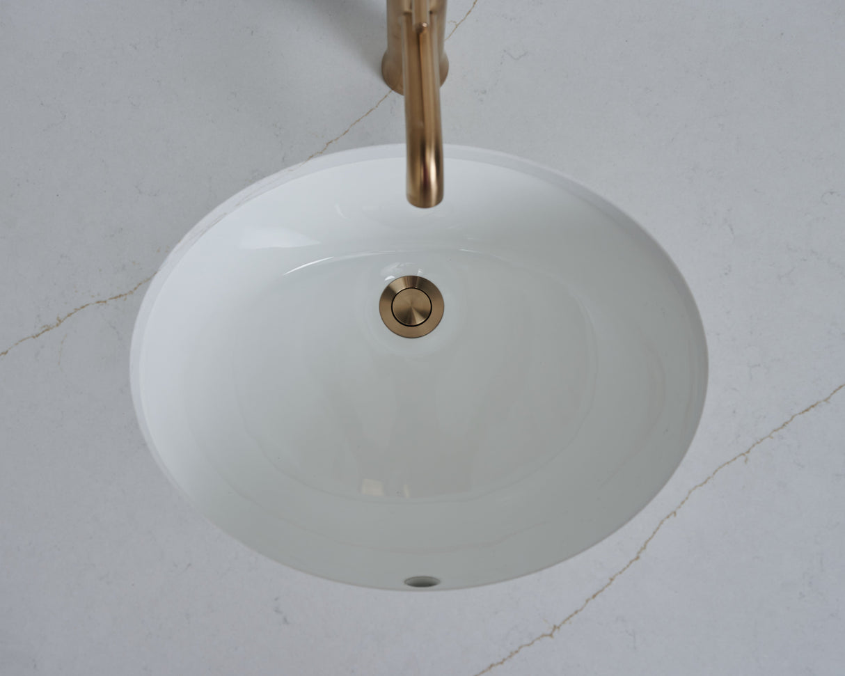 25x22 VALOR GOLD QUARTZ VANITY TOP