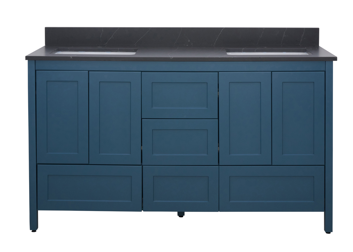 Hanleigh 60" Shaker Door Bathroom Vanity