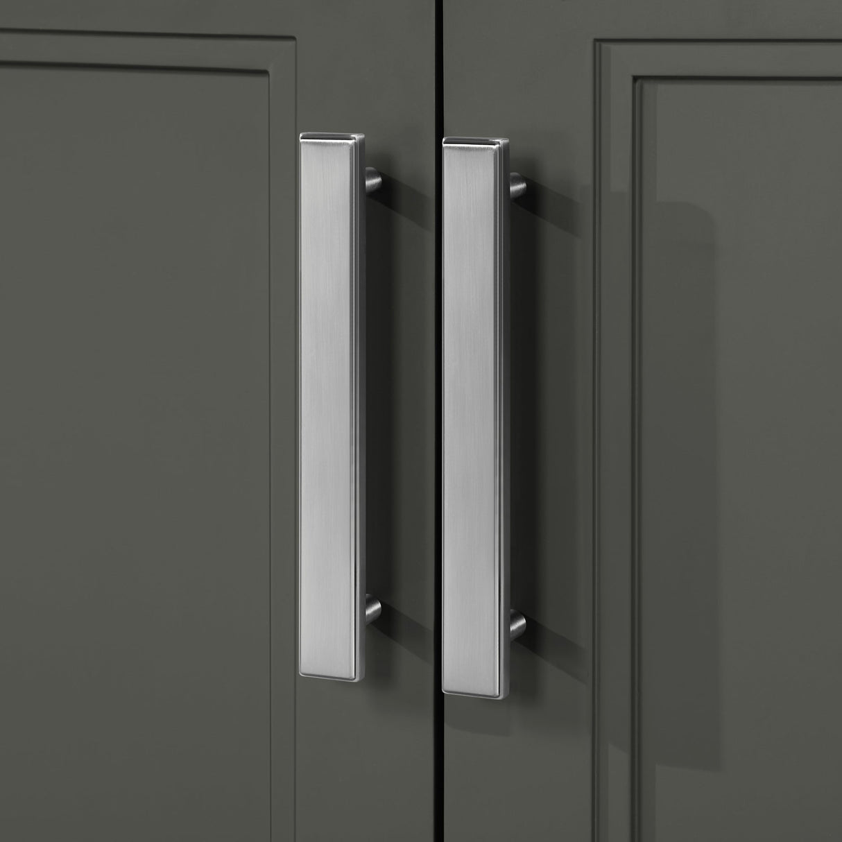 SCARLETT 60IN VANITY IN CHARCOAL GREY WITH WHITE QUARTZ TOP & CERAMIC BASIN