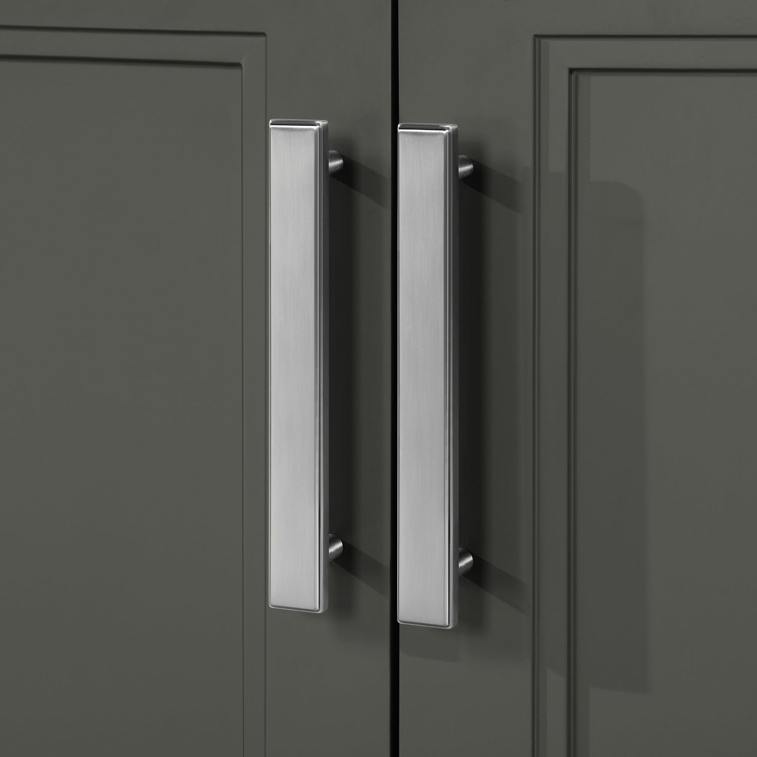 SCARLETT 60IN VANITY IN CHARCOAL GREY WITH WHITE QUARTZ TOP & CERAMIC BASIN