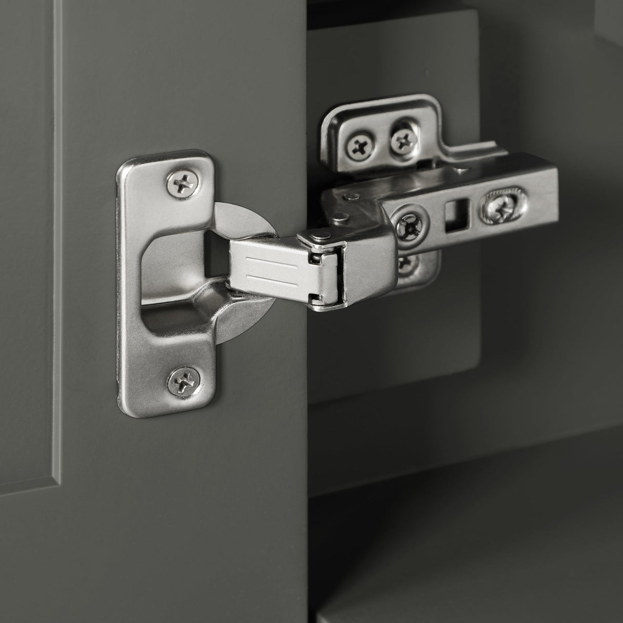 SCARLETT 60IN VANITY IN CHARCOAL GREY WITH WHITE QUARTZ TOP & CERAMIC BASIN