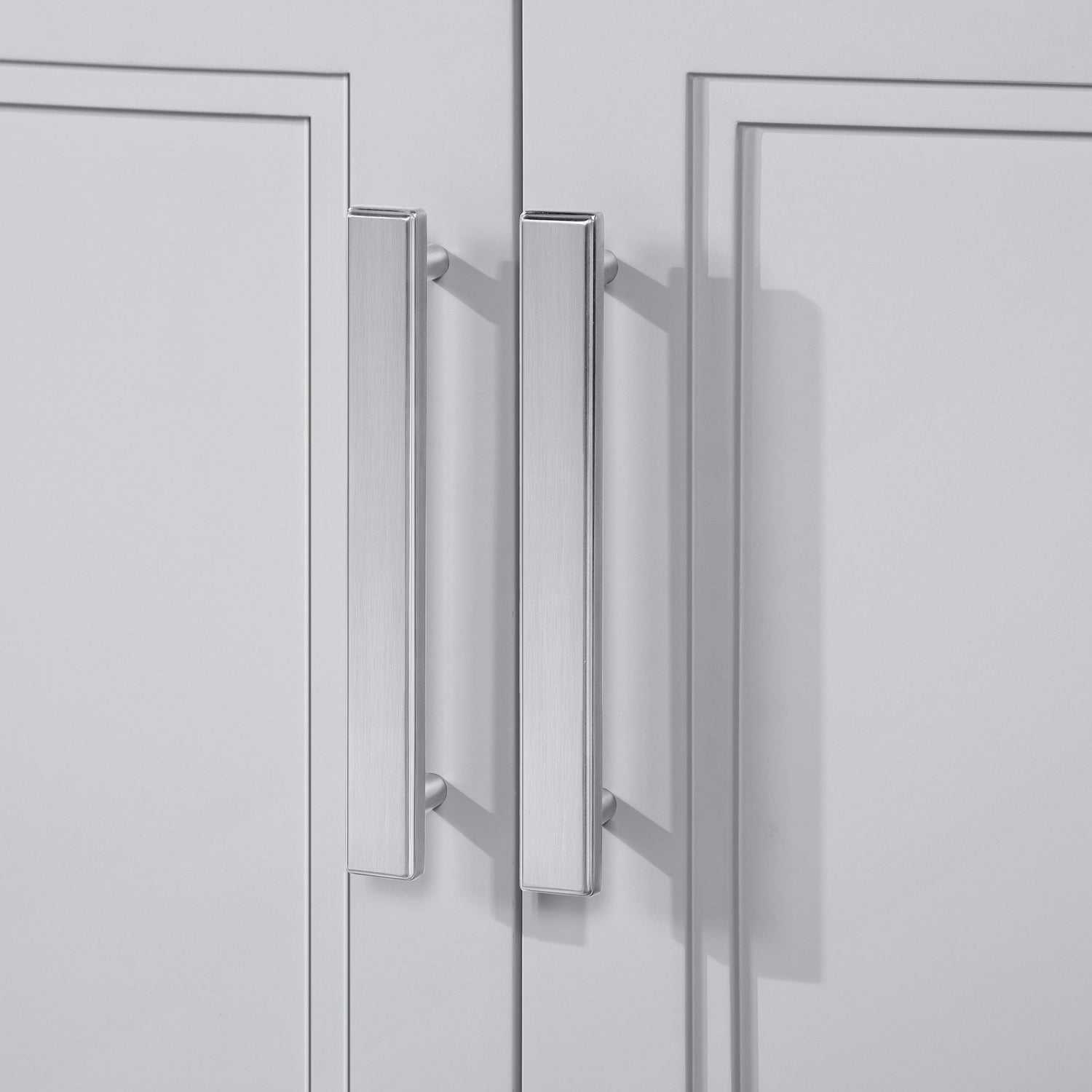 SCARLETT 42IN VANITY IN DOVE GREY WITH WHITE QUARTZ TOP & CERAMIC BASIN