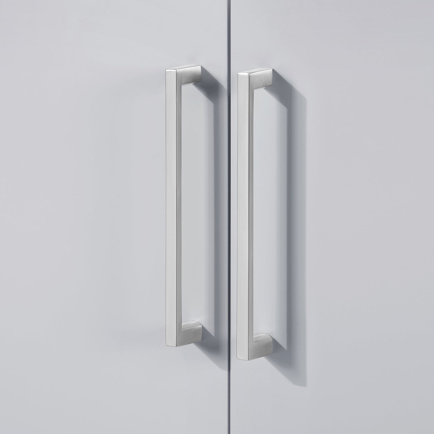 BANKS 36IN VANITY WITH SLAB DOOR IN DOVE GREY WITH WHITE QUARTZ TOP & CERAMIC BASIN