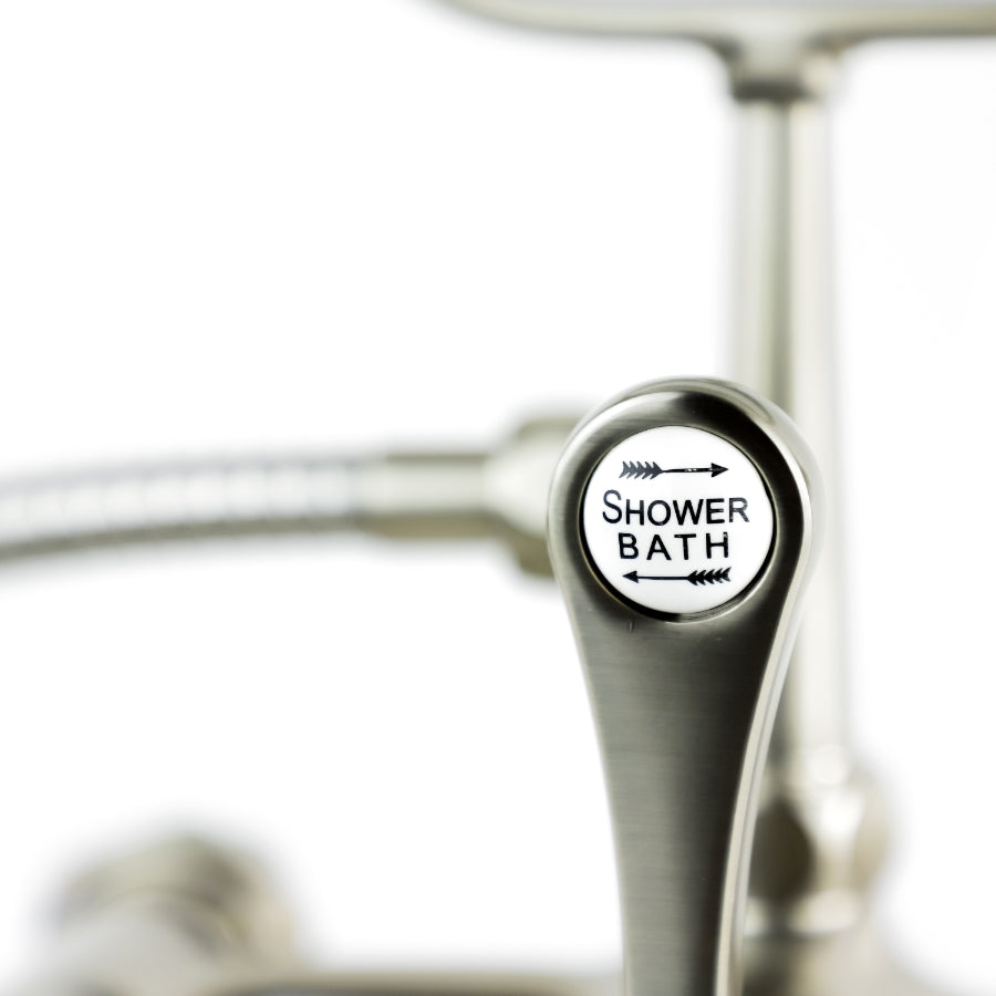 RIM-MOUNTED TUB FILLER W HANDSHOWER