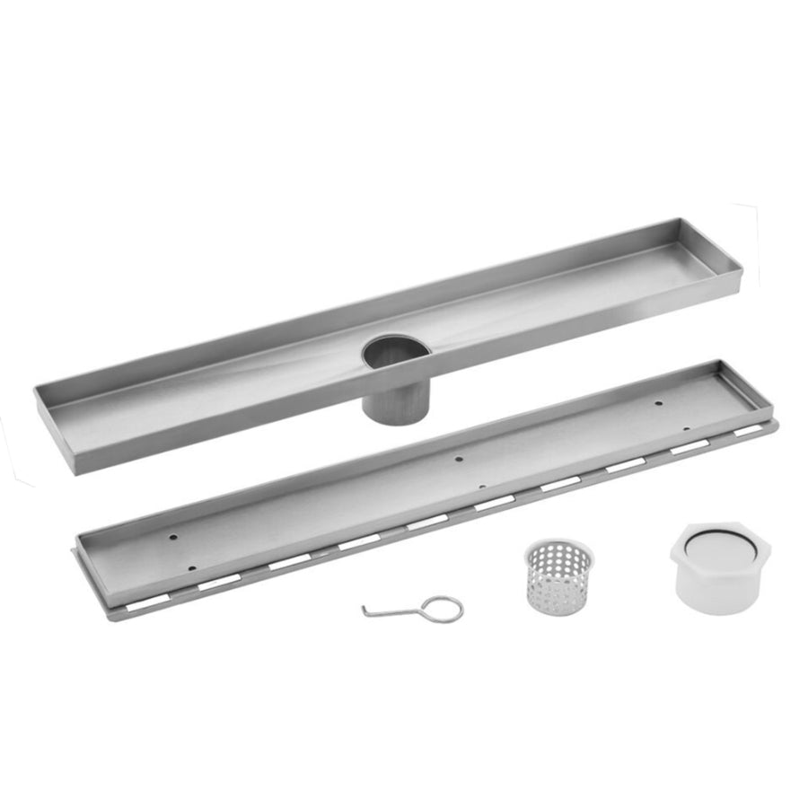 30 in. Stainless Steel Tile Insert Linear Shower Drain