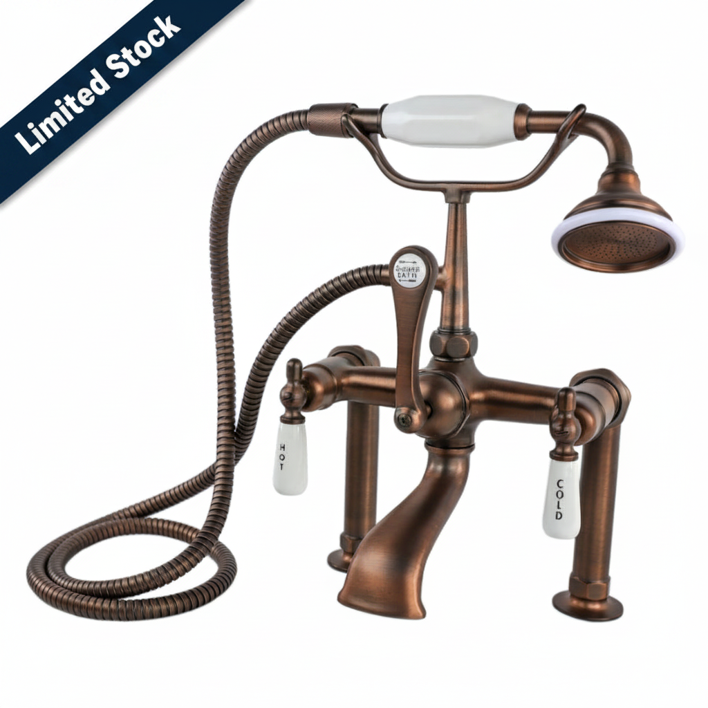 Traditional Rim-mounted Tub Filler