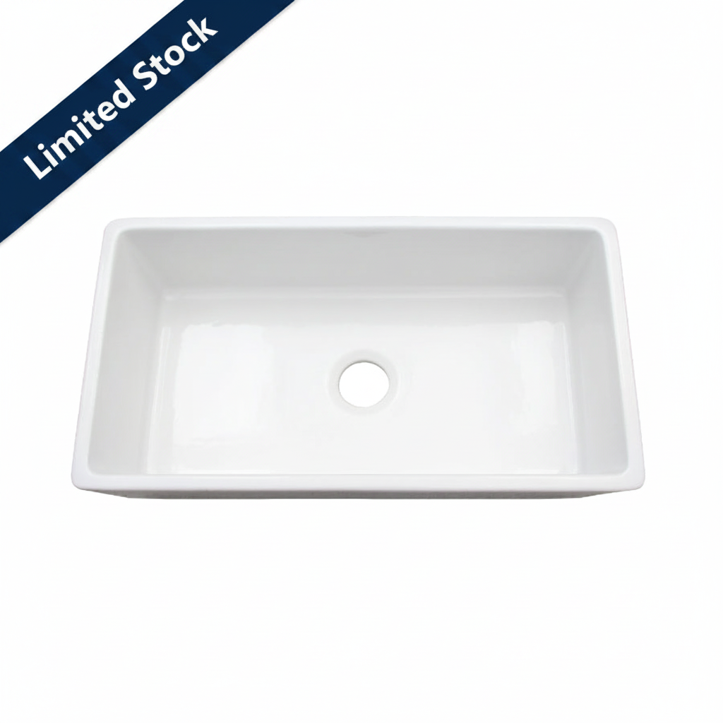 36 in. Single Bowl Apron Front Fireclay Kitchen Sink