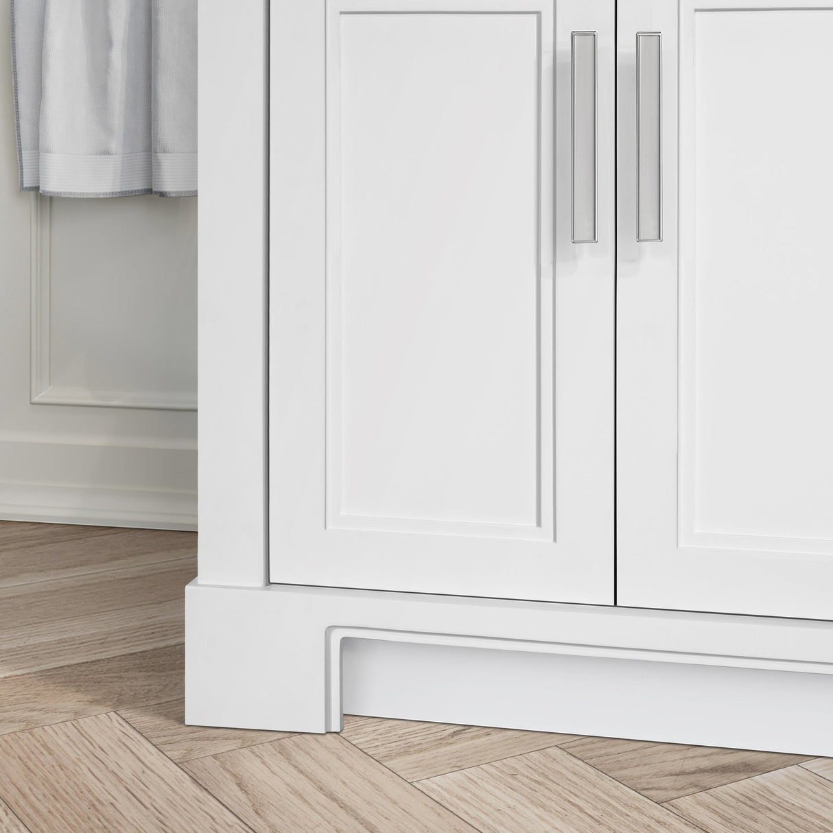 SCARLETT 60IN VANITY IN WHITE WITH WHITE QUARTZ TOP & CERAMIC BASIN