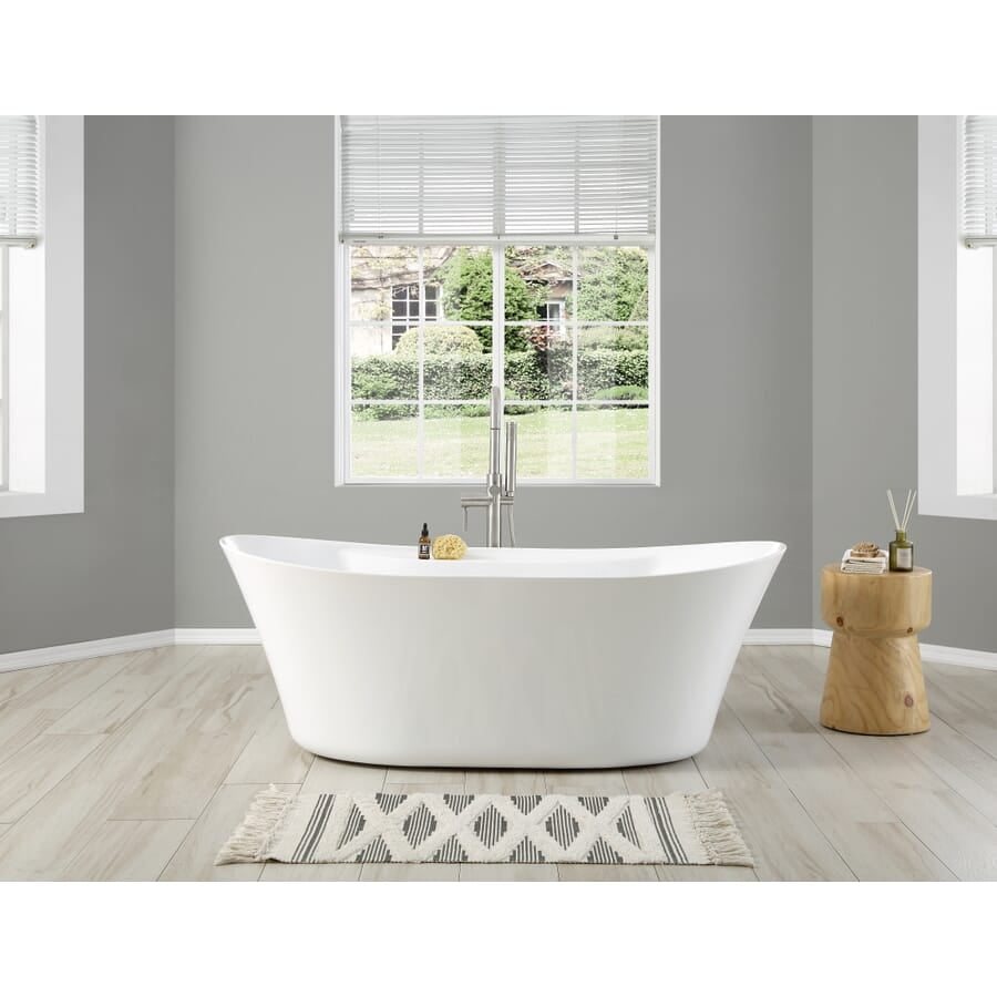 Avery 60 in. Freestanding Acrylic Tub