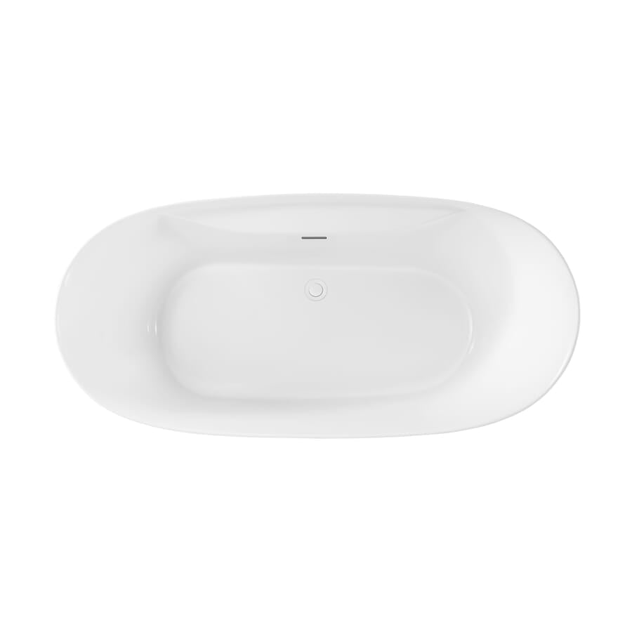 Avery 60 in. Freestanding Acrylic Tub