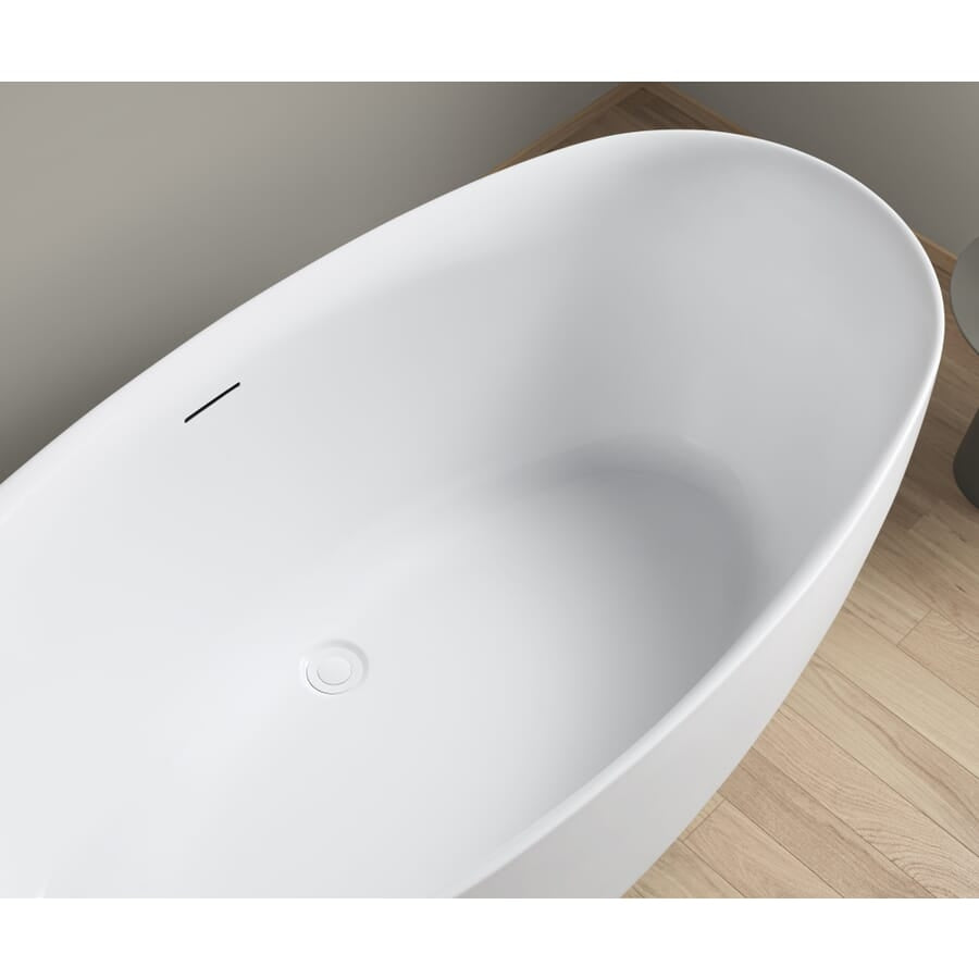 Hallie 59 in. Freestanding Acrylic Tub