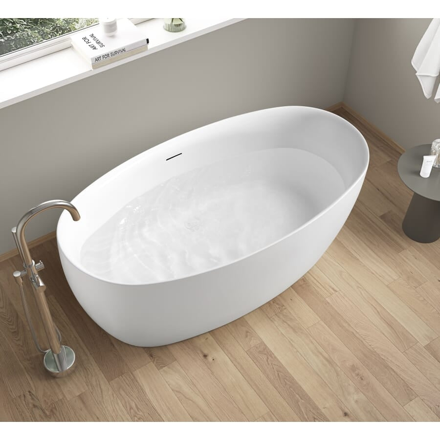 Hallie 59 in. Freestanding Acrylic Tub