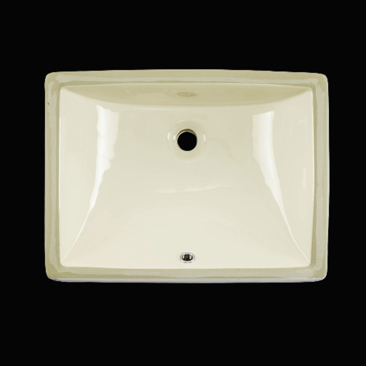 20 in Porcelain Through Bathroom Sink