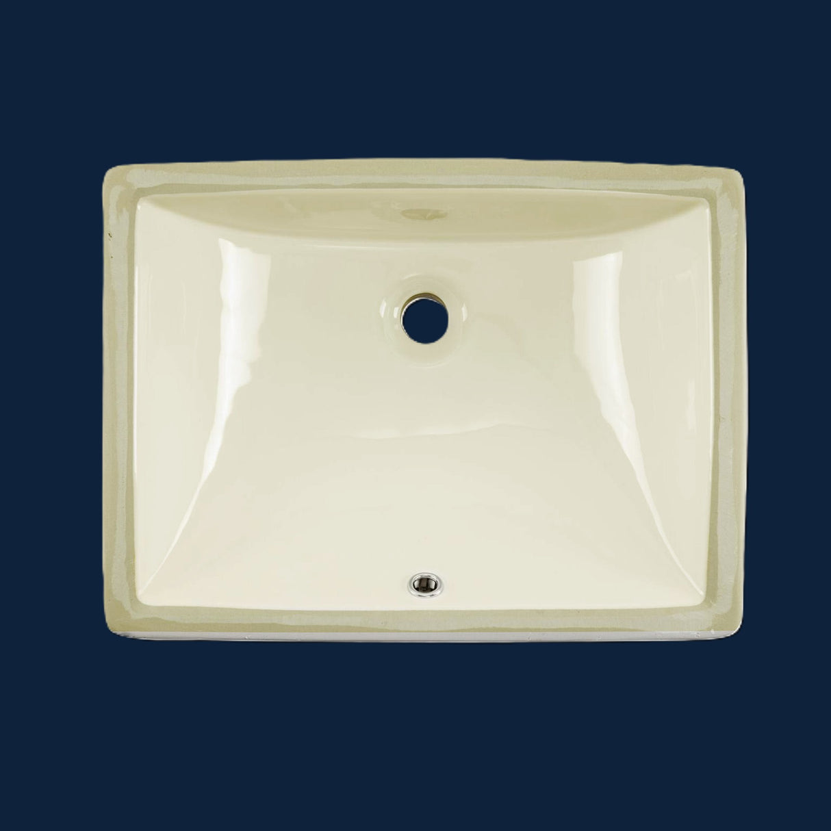 20 in Porcelain Through Bathroom Sink