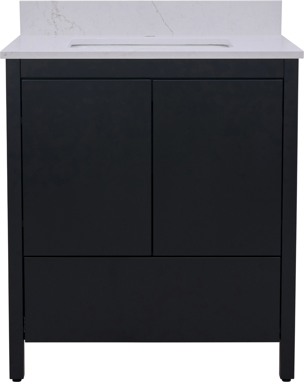 Hanleigh 30" Slab Door Bathroom Vanity