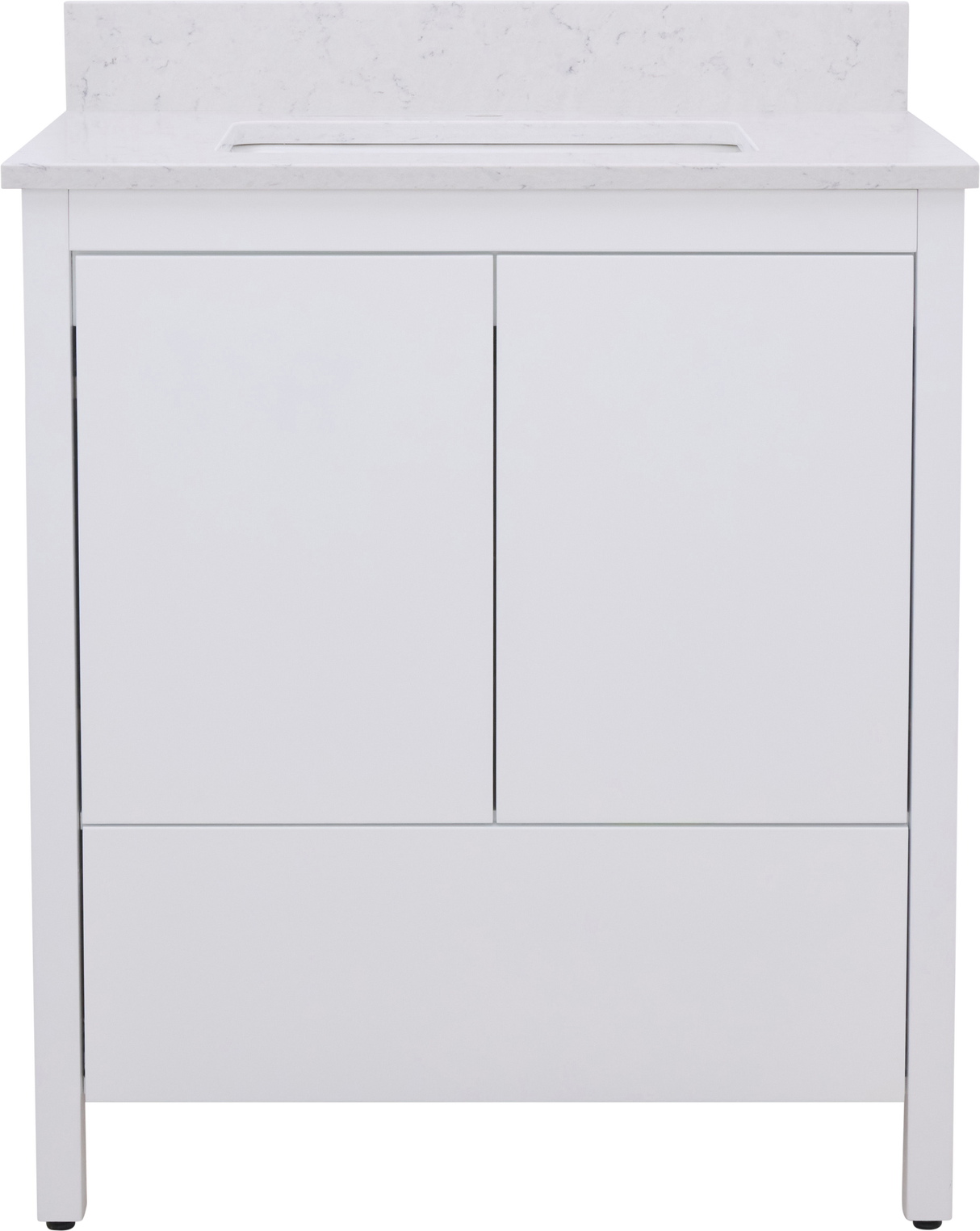 Hanleigh 30" Slab Door Bathroom Vanity