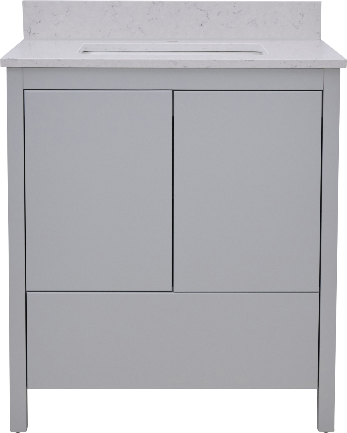 Hanleigh 30" Slab Door Bathroom Vanity