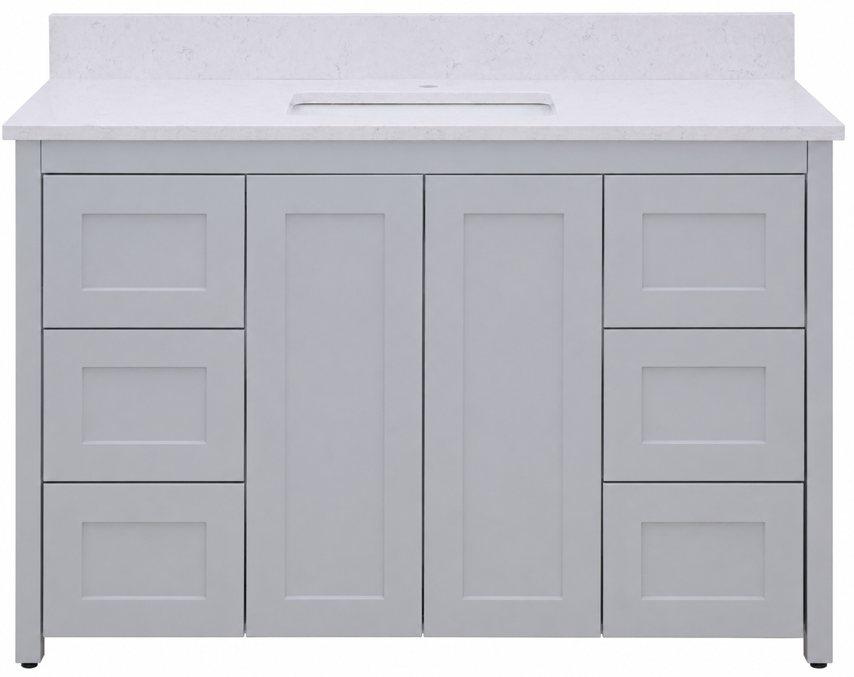 Hanleigh 48" Shaker Door Bathroom Vanity