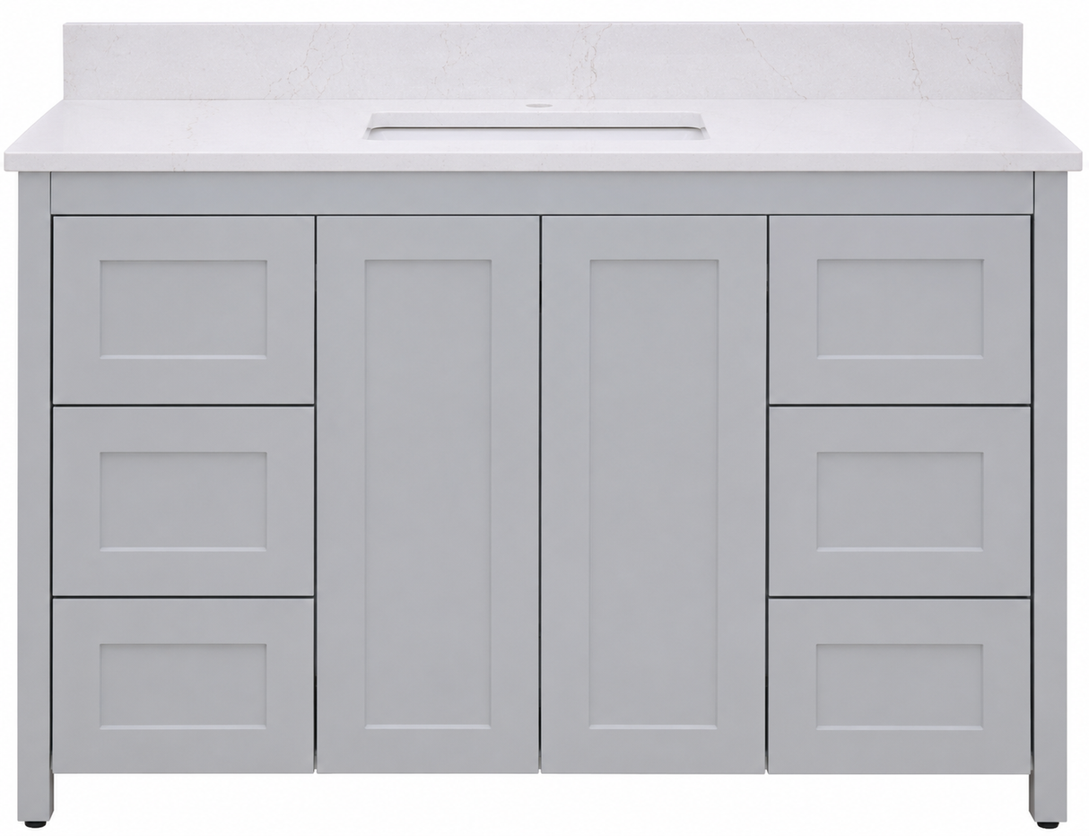 Hanleigh 48" Shaker Door Bathroom Vanity
