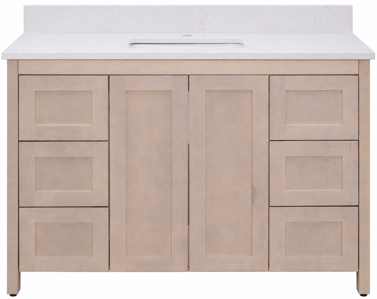 Hanleigh 48" Shaker Door Bathroom Vanity