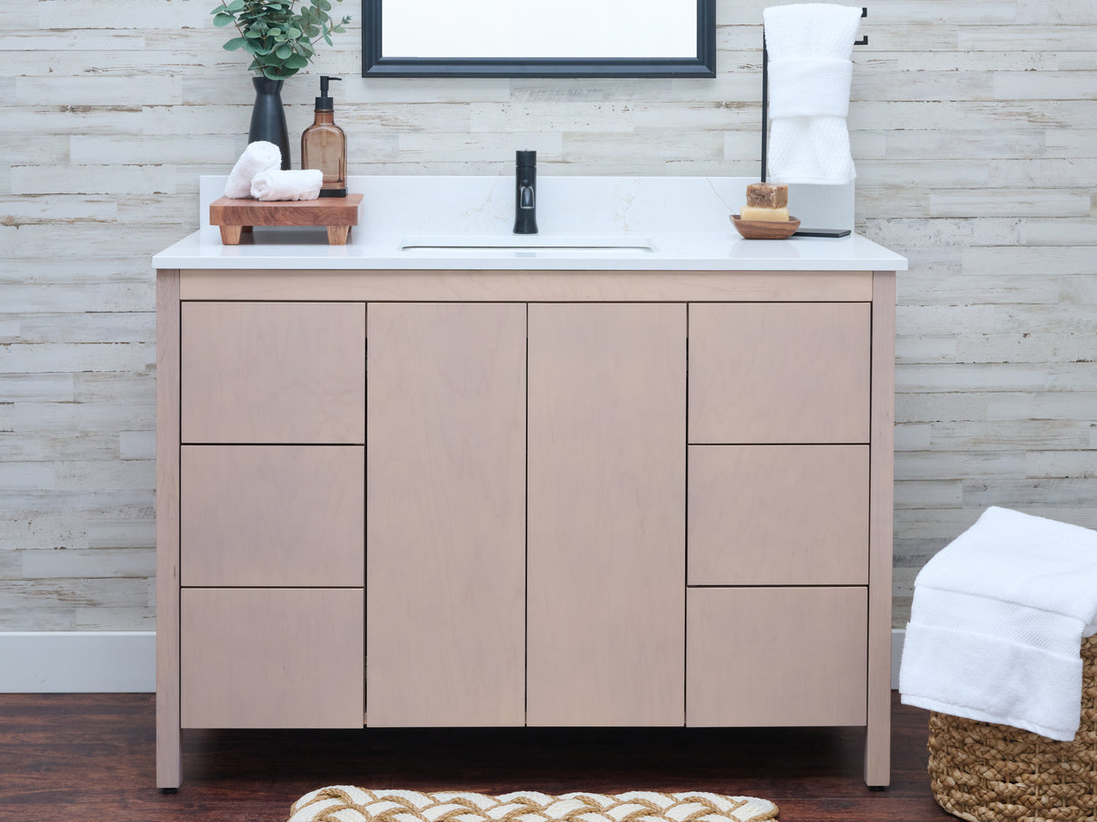 Hanleigh 48" Slab Door Bathroom Vanity