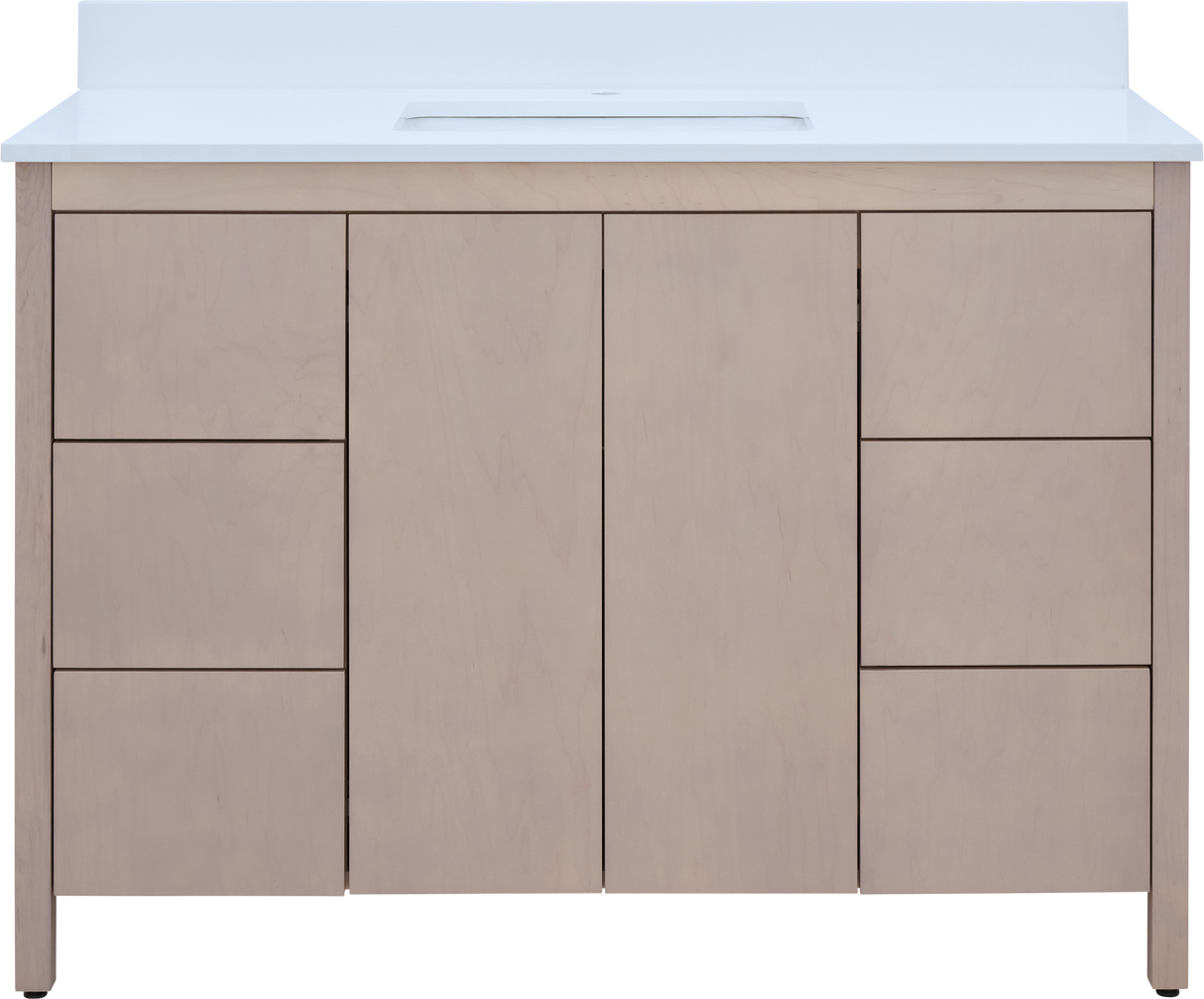 Hanleigh 48" Slab Door Bathroom Vanity
