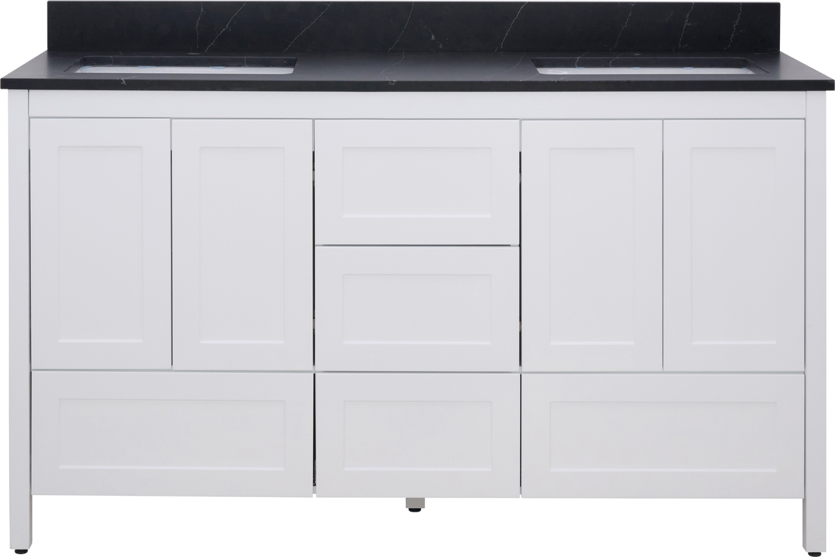 Hanleigh 60" Shaker Door Bathroom Vanity