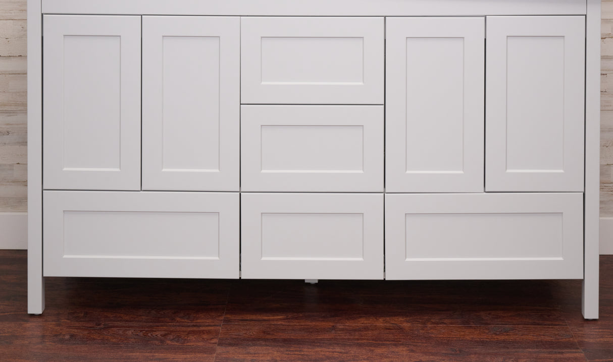 Hanleigh 60" Shaker Door Bathroom Vanity