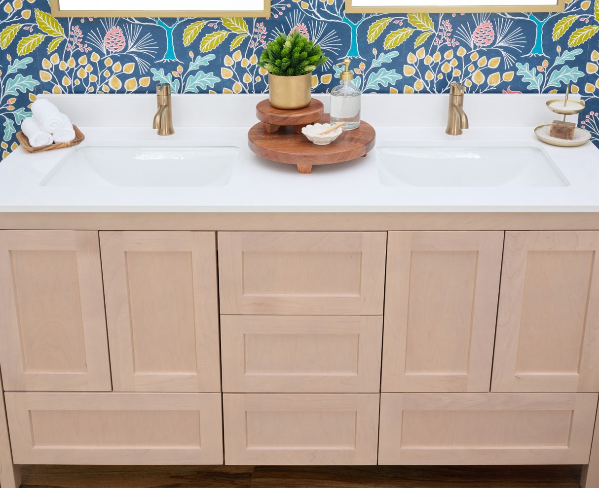 Hanleigh 60" Shaker Door Bathroom Vanity
