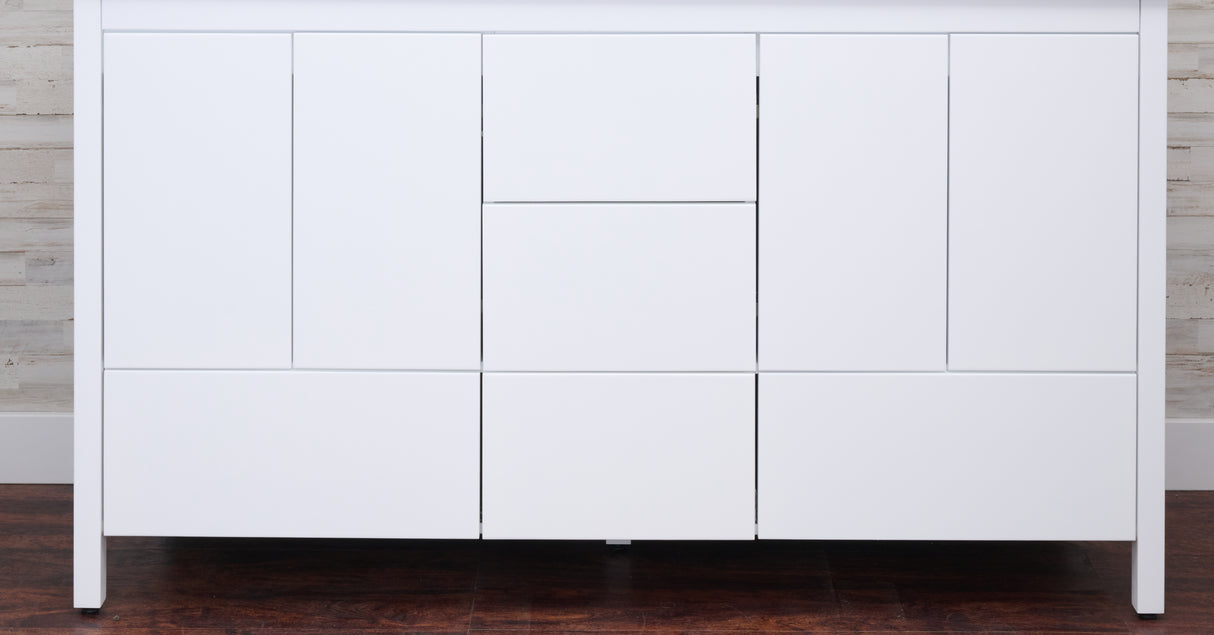 Hanleigh 60" Slab Door Bathroom Vanity