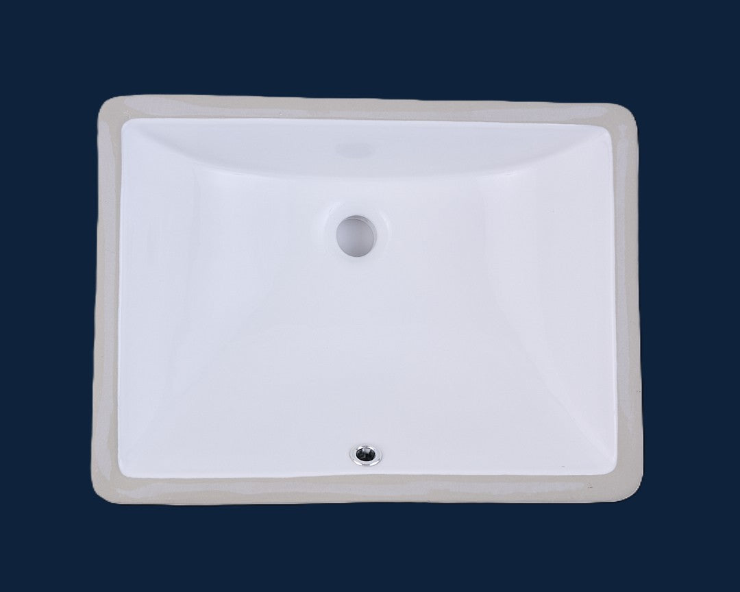 20 1/4 in. Porcelain Through Bathroom Sink