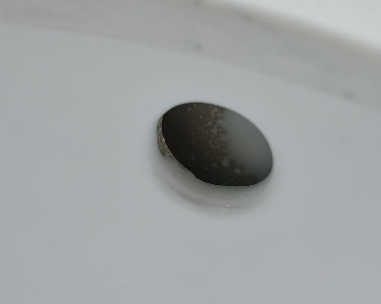 25" Single Oval Bowl Quartz Vanity Top