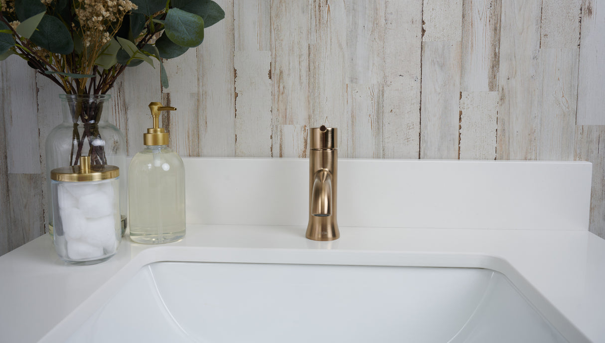 31" Single Bowl Quartz Vanity Top