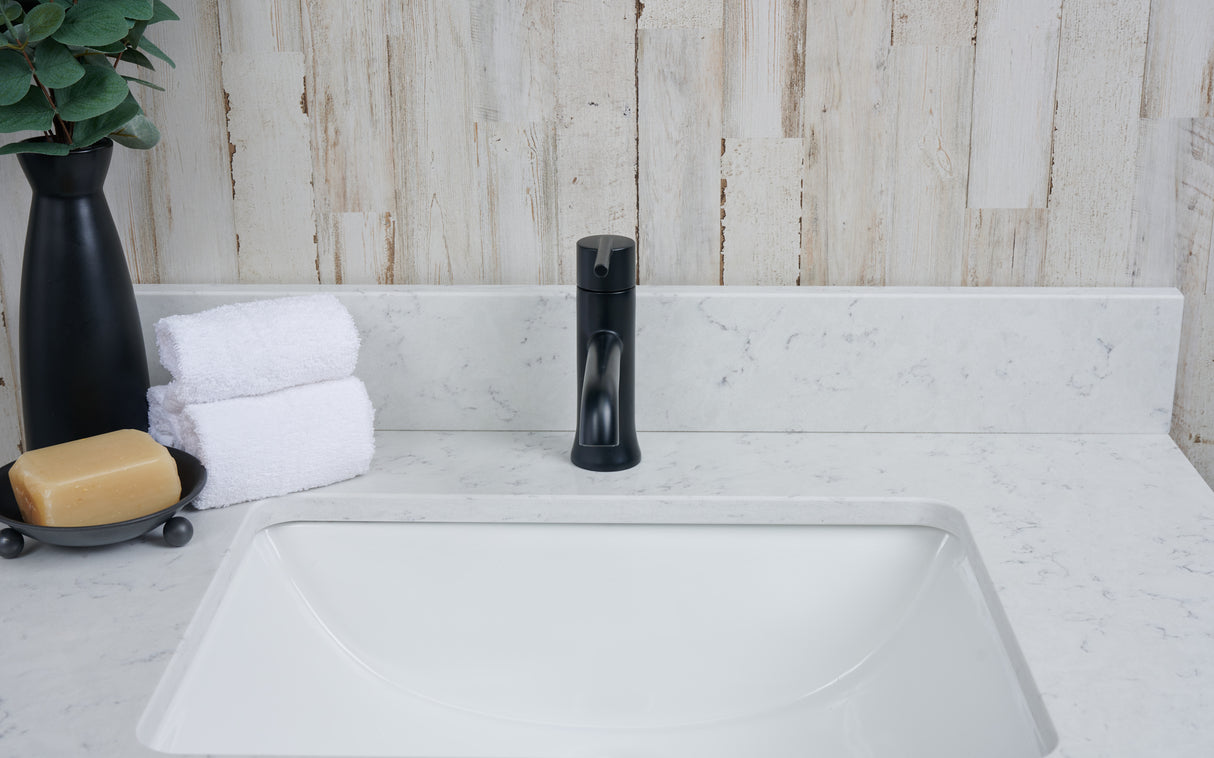 31" Single Bowl Quartz Vanity Top