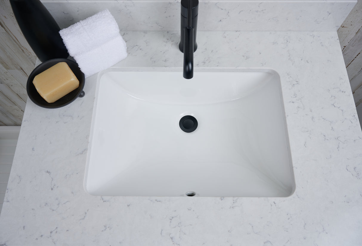 31" Single Bowl Quartz Vanity Top