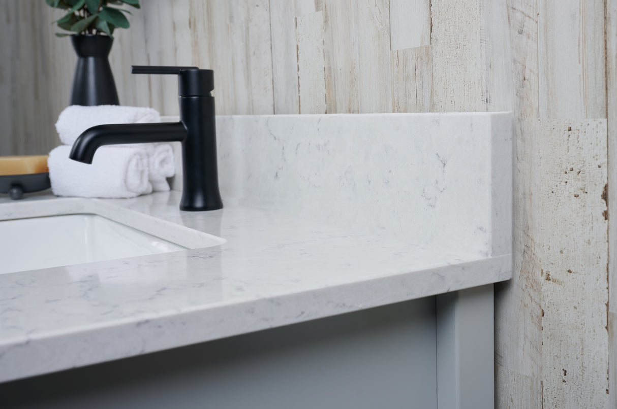 31" Single Bowl Quartz Vanity Top