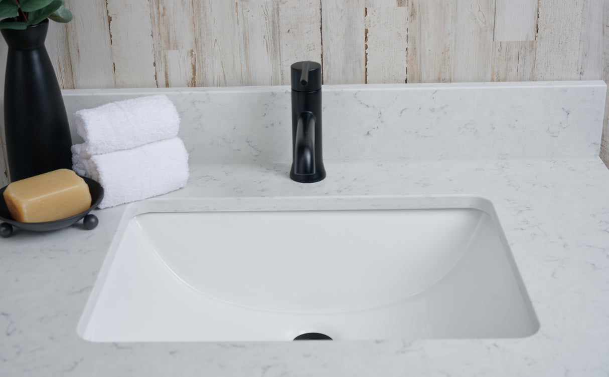 31" Single Bowl Quartz Vanity Top