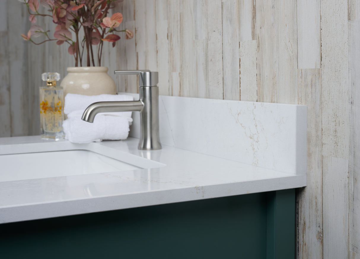 31" Single Bowl Quartz Vanity Top