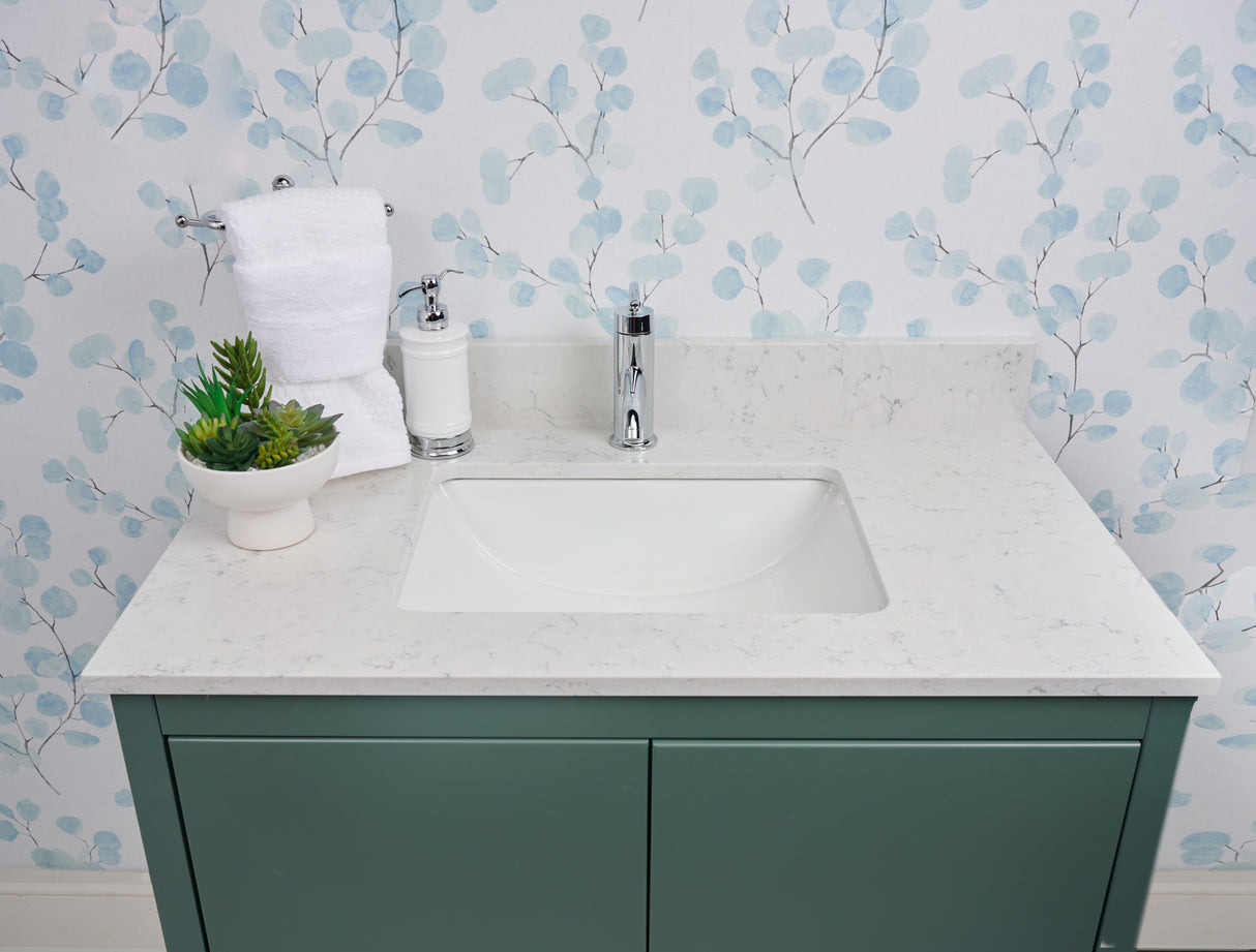 37" Single Bowl Quartz Vanity Top