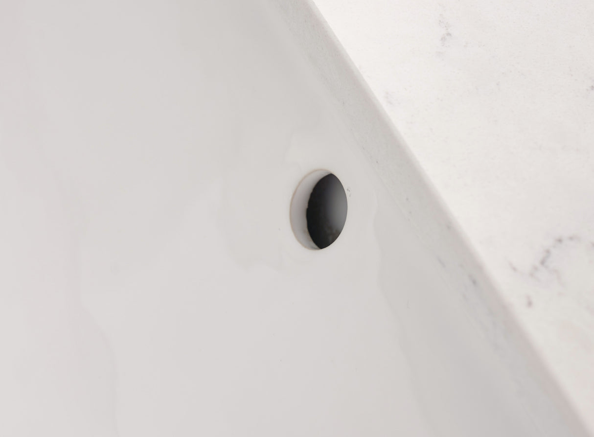 37" Single Bowl Quartz Vanity Top