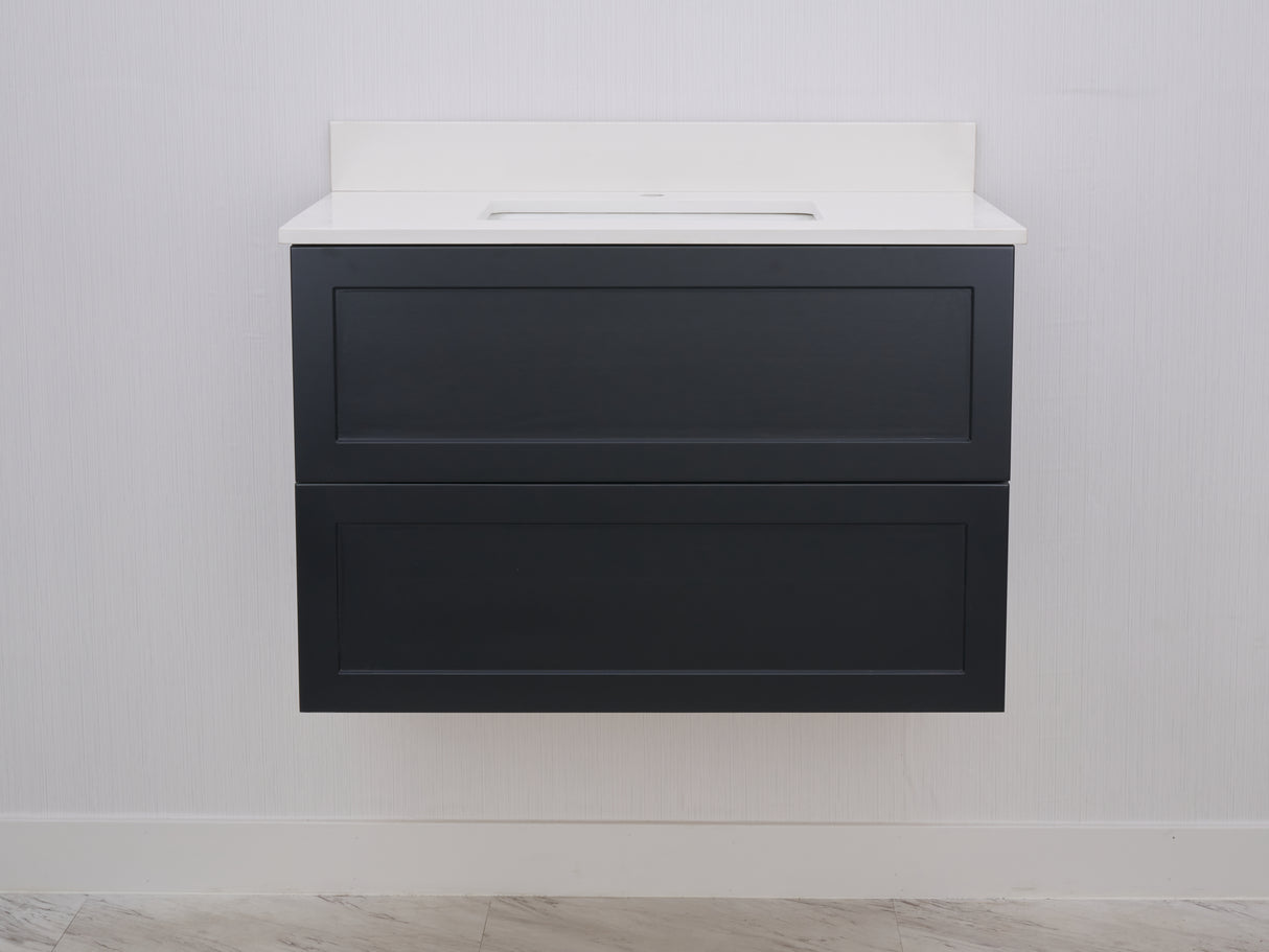 Gunner 36" Wall Mount Shaker Door Bathroom Vanity