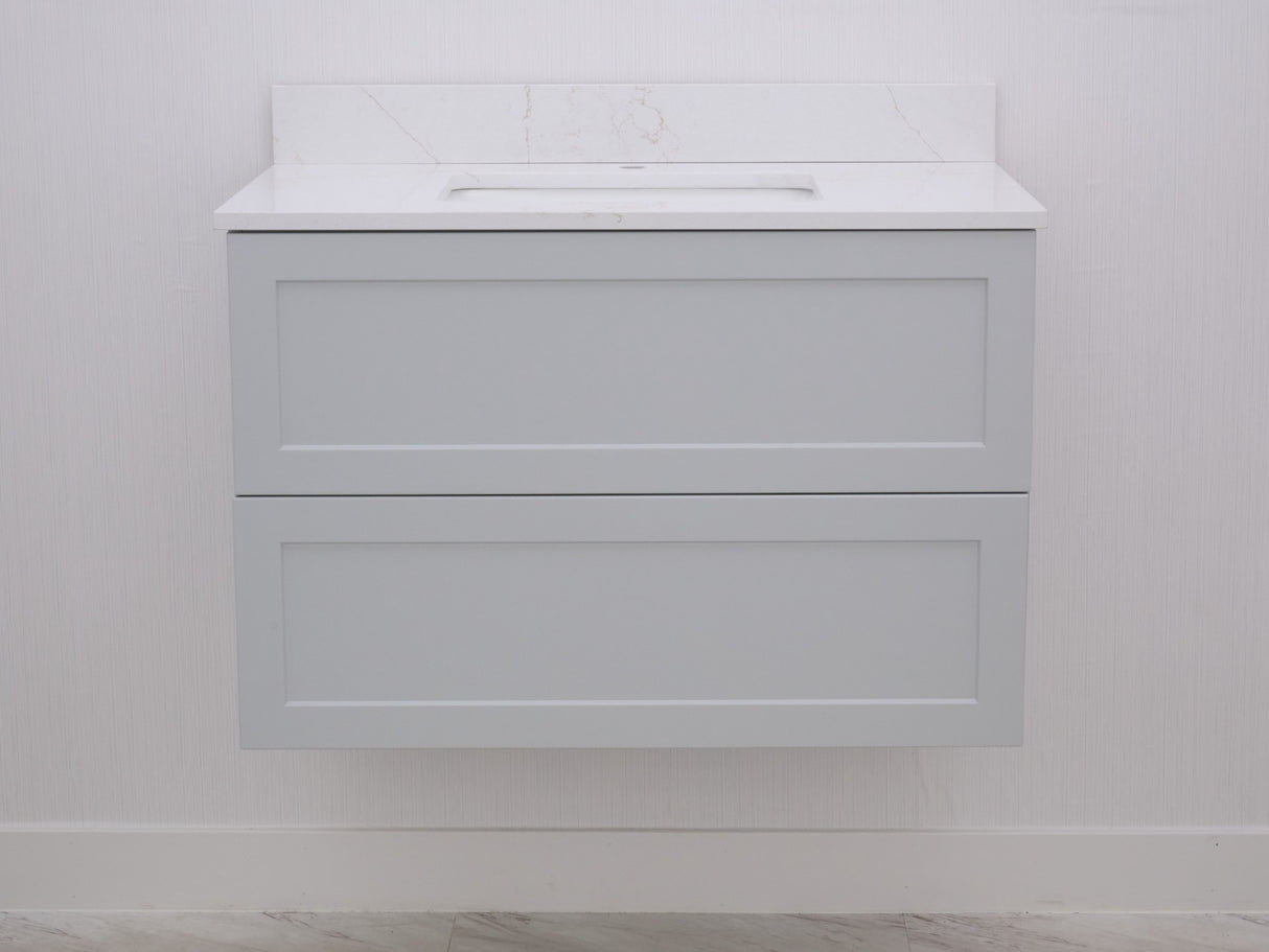 Gunner 36" Wall Mount Shaker Door Bathroom Vanity