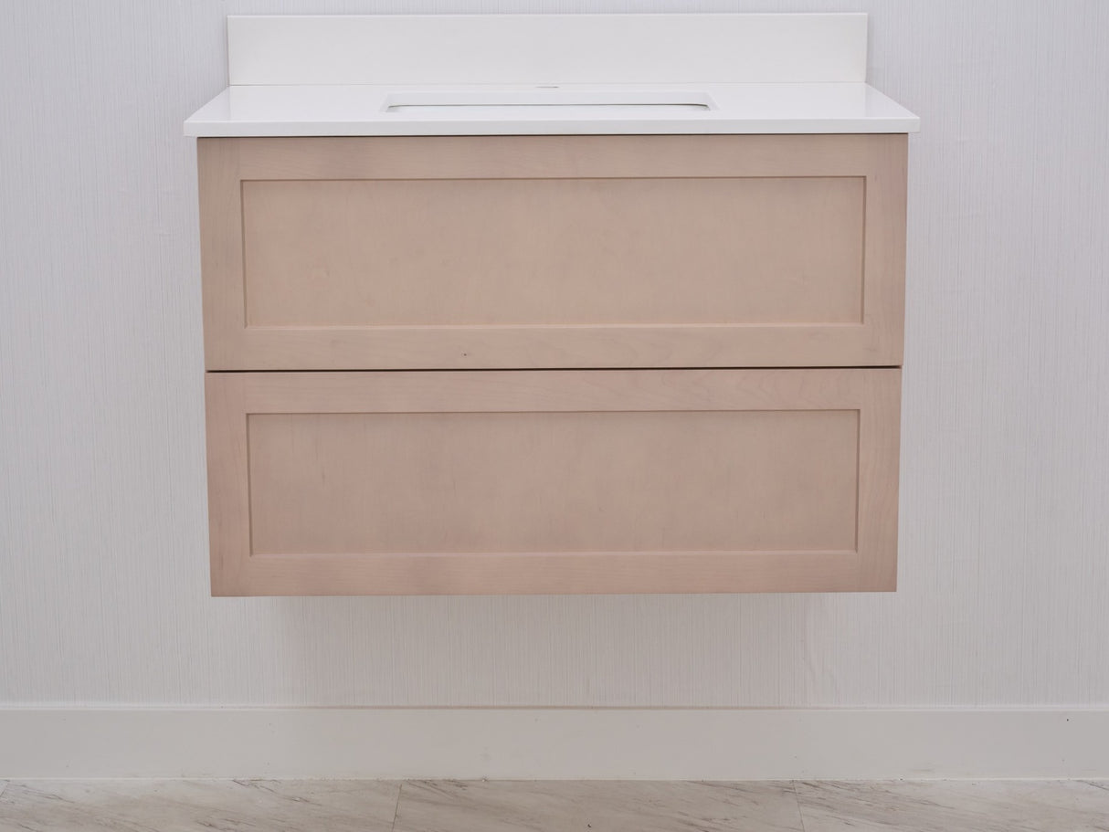 Gunner 36" Wall Mount Shaker Door Bathroom Vanity
