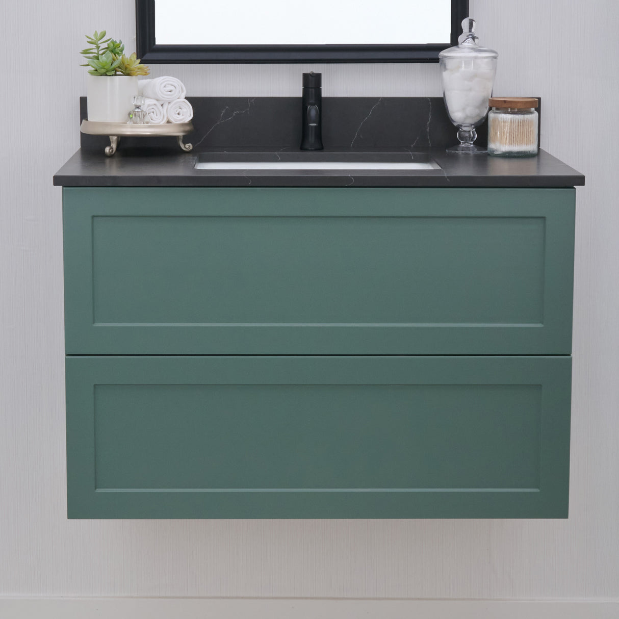 Gunner 36" Wall Mount Shaker Door Bathroom Vanity