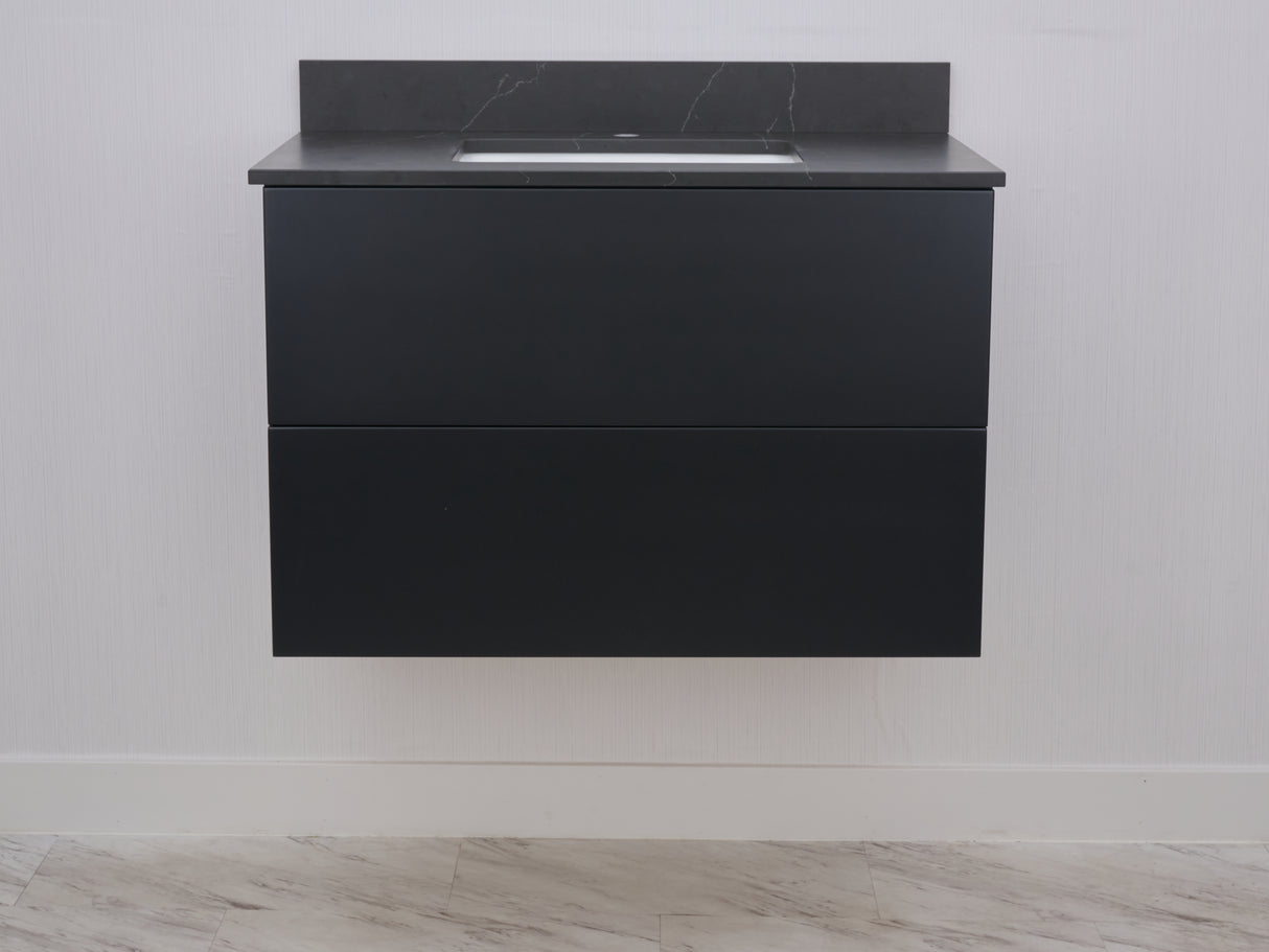 Gunner 36" Wall Mount Slab Door Bathroom Vanity