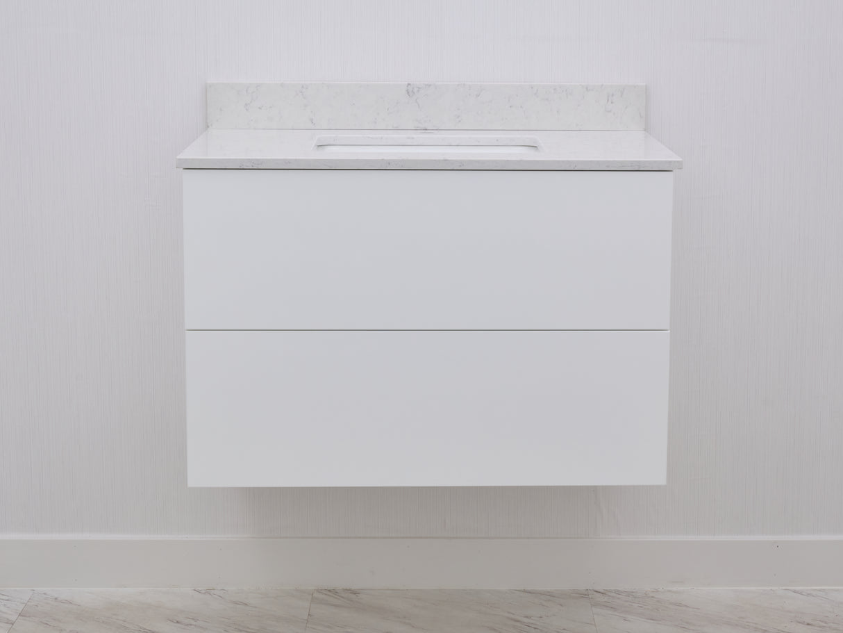 Gunner 36" Wall Mount Slab Door Bathroom Vanity