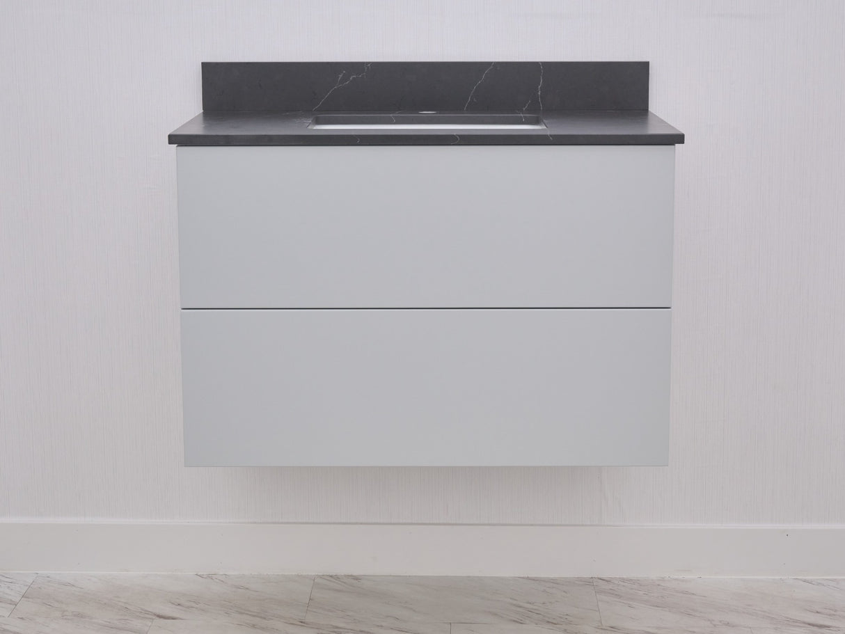 Gunner 36" Wall Mount Slab Door Bathroom Vanity