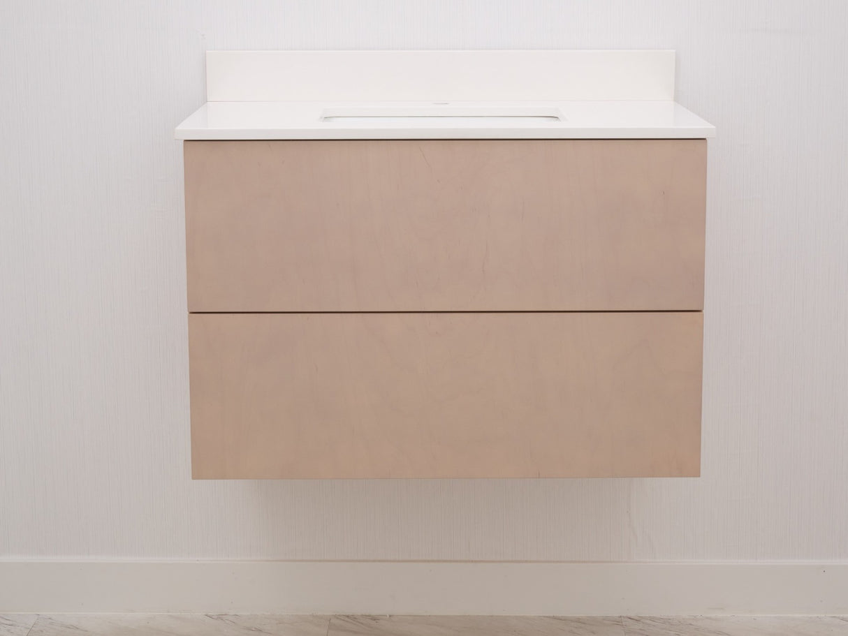 Gunner 36" Wall Mount Slab Door Bathroom Vanity