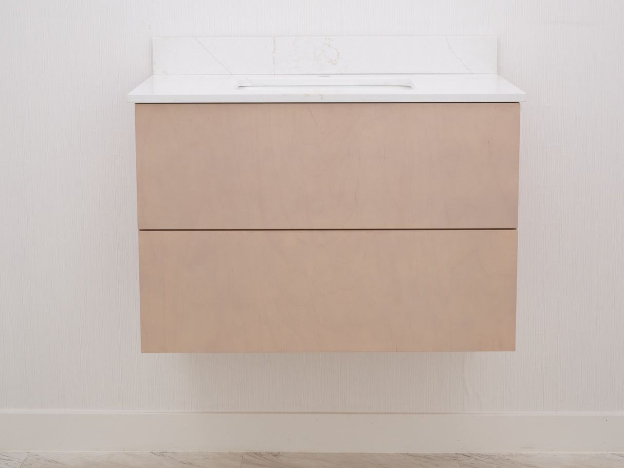 Gunner 36" Wall Mount Slab Door Bathroom Vanity